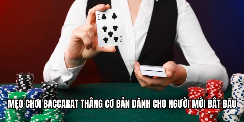 Mẹo chơi baccarat thắng cơ bản dành cho người mới bắt đầu